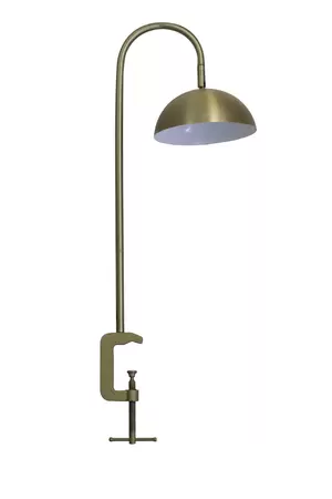 Tafellamp met klem LED 30x20x78 cm JUPITER antiek brons