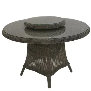 Tartano tafel 120cm incl. Lazy Susan kobo