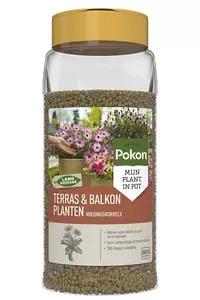 Terras & Balkon Planten Langwerkende Voedingskorrels 800gr Pokon