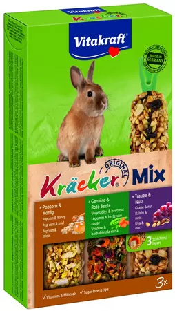 Trio mix popcorn/groent 3in1 konijn