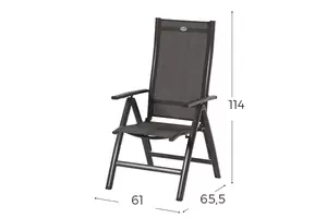 Troy Recliner aluminium - afbeelding 2