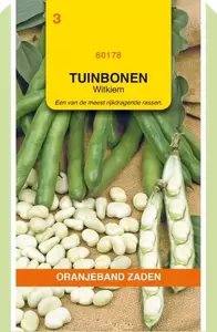 Tuinbonen Witkiem, 75g Oranjeband - afbeelding 1