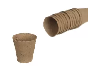 Turfpot H6xØ6cm set à 18 stuks - afbeelding 1