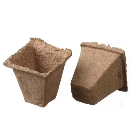 Turfpot H6x6x6cm set à 16 stuks - afbeelding 1