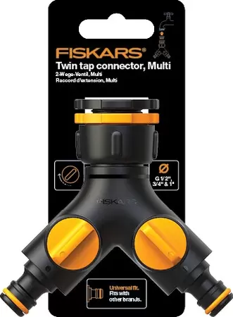 Fiskars Tweeweg kraankoppeling, multi