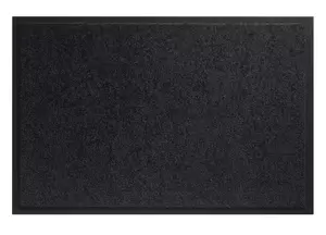 Twister Zwart 60x90cm wasbare mat voor binnen