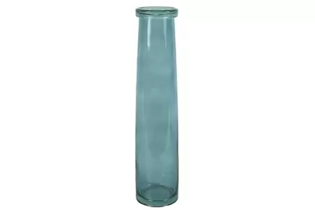 Vaas Missy glas l10b10h43cm blauw