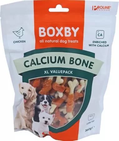 Valuebag boxby calcium bone 360g