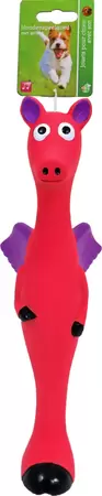 Varken latex met vleugels 25cm roze