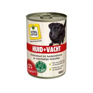 EcoStyle Vitaalvlees hond huid&vacht 400g