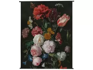 Wanddoek Flowers Velvet Multi 140x170cm