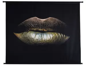Wanddoek Glamour Kiss Velvet Gold 146x110cm