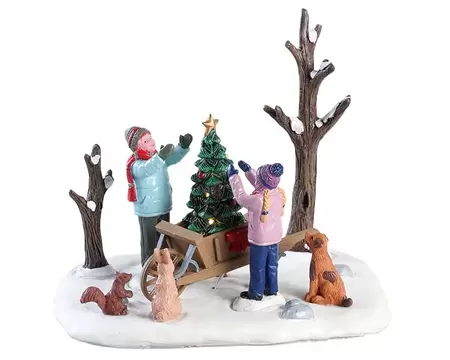 Wheelbarrow Tree Lemax