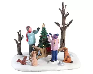 Wheelbarrow Tree Lemax