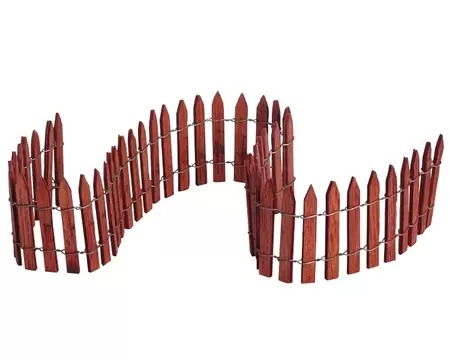 Wired Wooden Fence Lemax
