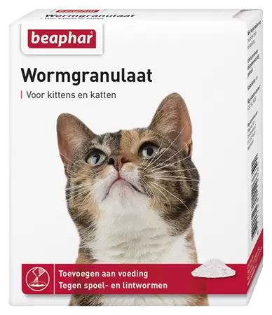 Wormgranulaat kat 4 x 1g