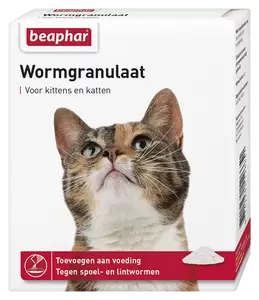 Wormgranulaat kat 4 x 1g