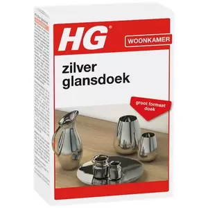 HG zilver glansdoek 1 stuk