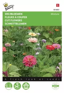 Zomerbloemen gemengd Buzzy Seeds - afbeelding 1