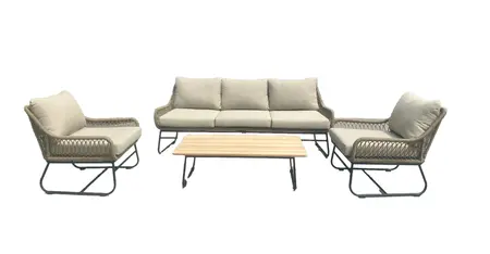 Zita loungeset (4-delig) Sahara dust