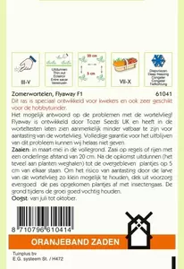 Zomerwortelen Flyaway F1 Oranjeband - afbeelding 2