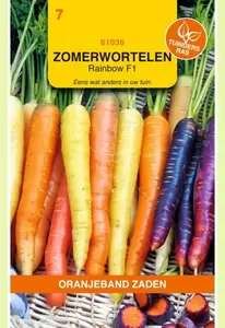 Zomerwortelen Rainbow Mix F1 Oranjeband - afbeelding 1